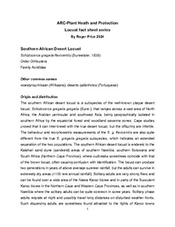Southern African Desert Locust fact sheet 2024PDF · 5 pages · 3.9 MB