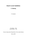 FAO desert locust survey guidelines English, French, Arabic, Somali, Spanish
