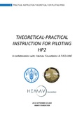 Theoretical-practical instruction for piloting HP2
