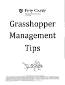 Grasshopper management tips