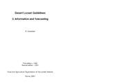 FAO Desert Locust Guidelines Information and Forecasting English, French, Arabic